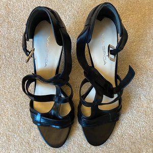 Via Spiga Black Sandals